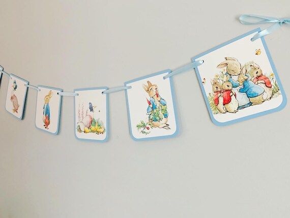 Peter Rabbit Birthday Decorations, Peter Rabbit Baby Shower Decorations, Peter Rabbit Nursery, Easter Birthday, Easter Baby Shower Il_570xn