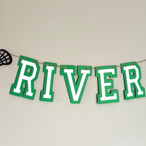 lacrosse custom phrase banner