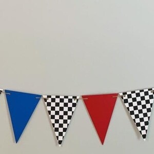 Racing Pennant Banner, Race Car Birthday Decorations, Monster Truck ...