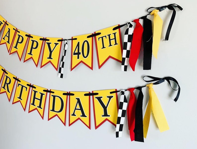 Racing Birthday Party, Race Car Birthday Banner, Monster Truck Birthday Party, Supercross Birthday Party, Dirt Bike Birthday Party image 6