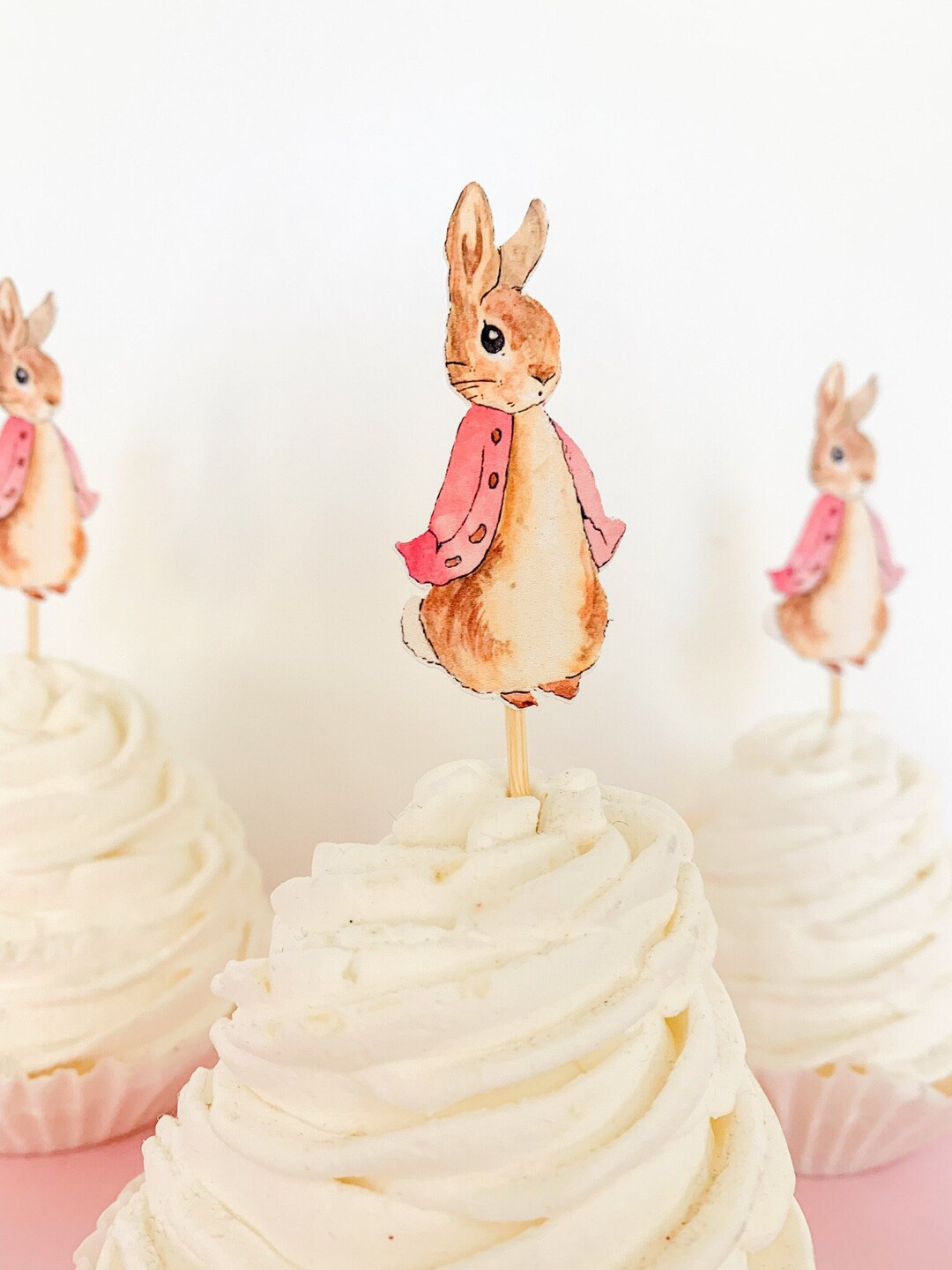 Peter Rabbit Cupcake Toppers, Peter Rabbit Birthday Decorations, Peter ...