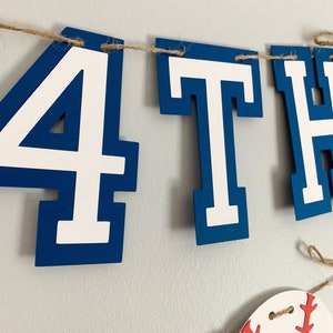 baseball birthday banner