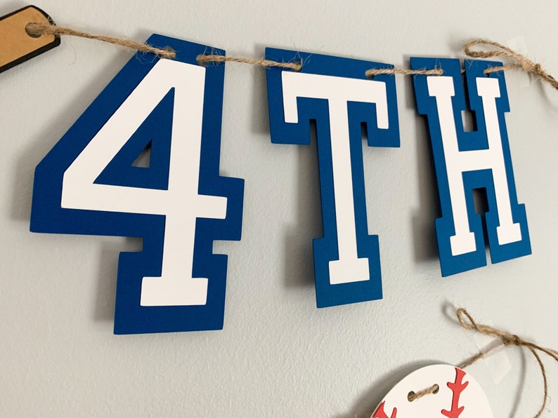 baseball birthday banner