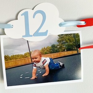 airplane first birthday photo banner