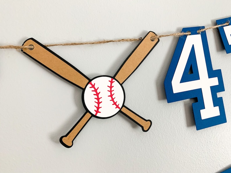 baseball birthday banner
