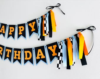 McLaren Formula 1 Racing Birthday Party Banner, F1 Racing Decorations