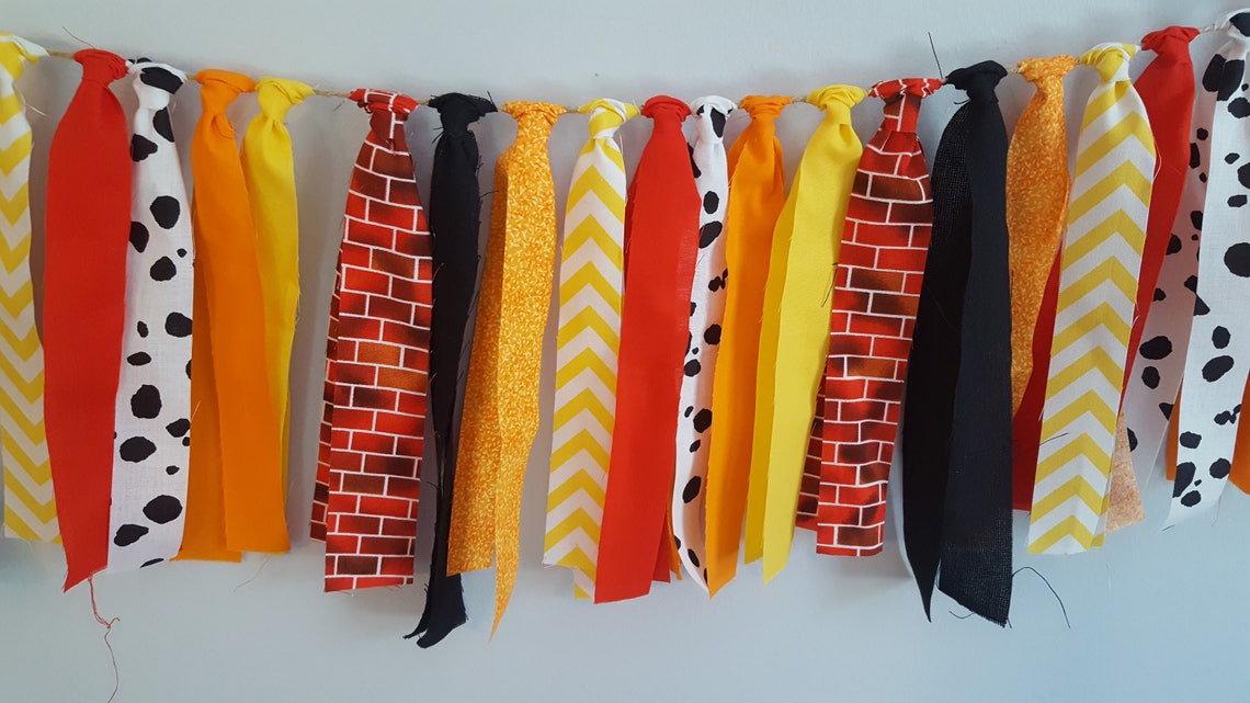 Firetruck Birthday Partyfiretruck Decorationsfirefighter | Etsy