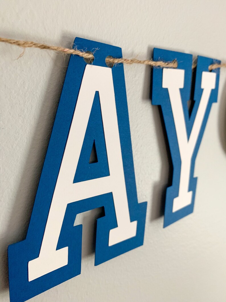 baseball birthday banner