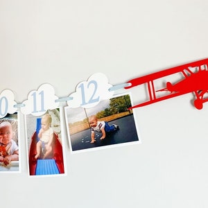 airplane first birthday photo banner