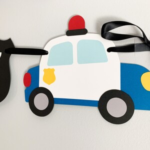 police happy birthday banner