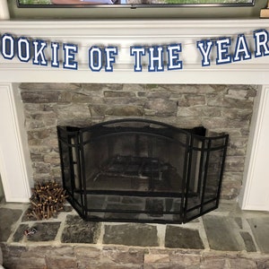 rookie of the year baseball cake smash photo session backdrop birthday banner