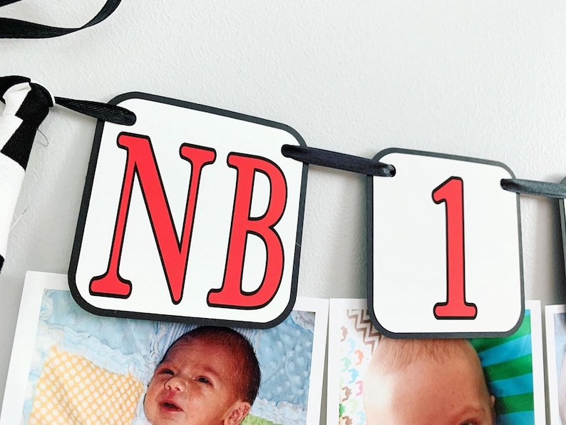 racing first birthday photo banner