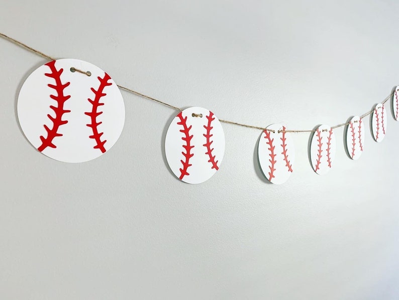baseball party decorations, baseball baby shower, my rookie year, rookie of the year baseball, all star sports, baseball nursery decor image 1
