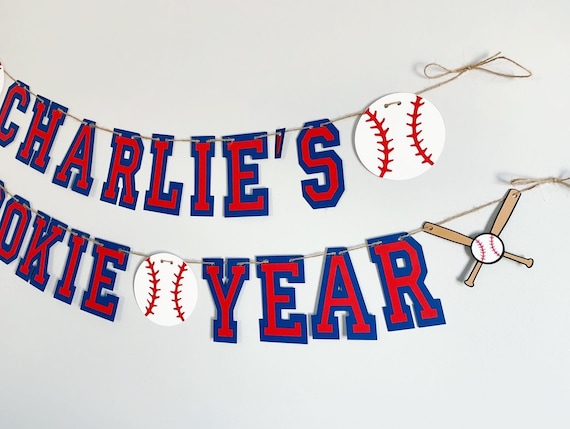 baseball birthday decorations, baseball first birthday, rookie of the year, my rookie year, sports birthday, all star sports, concessions Il_570xn