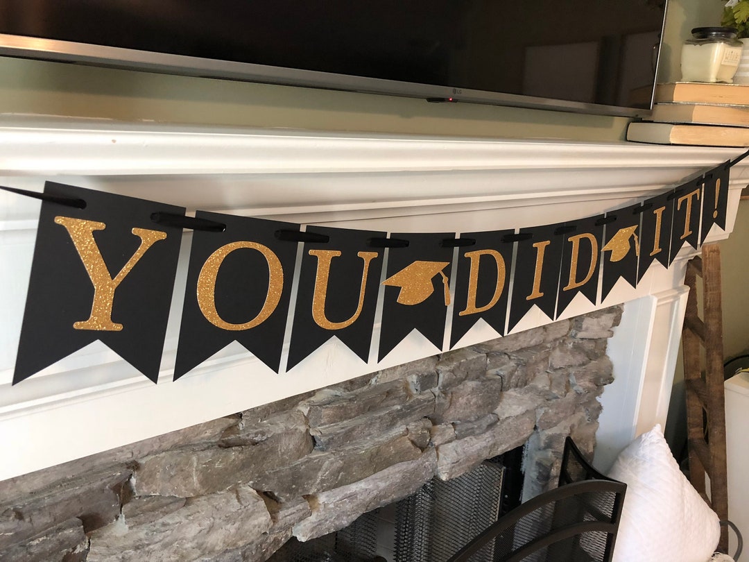 Graduation Party Decorations*graduation Banner*you Did It Banner ...