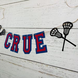 lacrosse custom phrase banner
