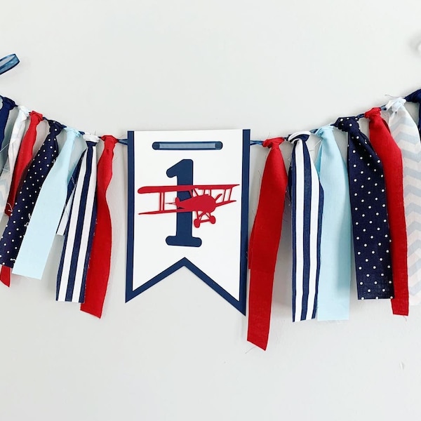 time flies first birthday, time flies high chair banner, airplane and clouds birthday, vintage biplane birthday, vintage airplane birthday