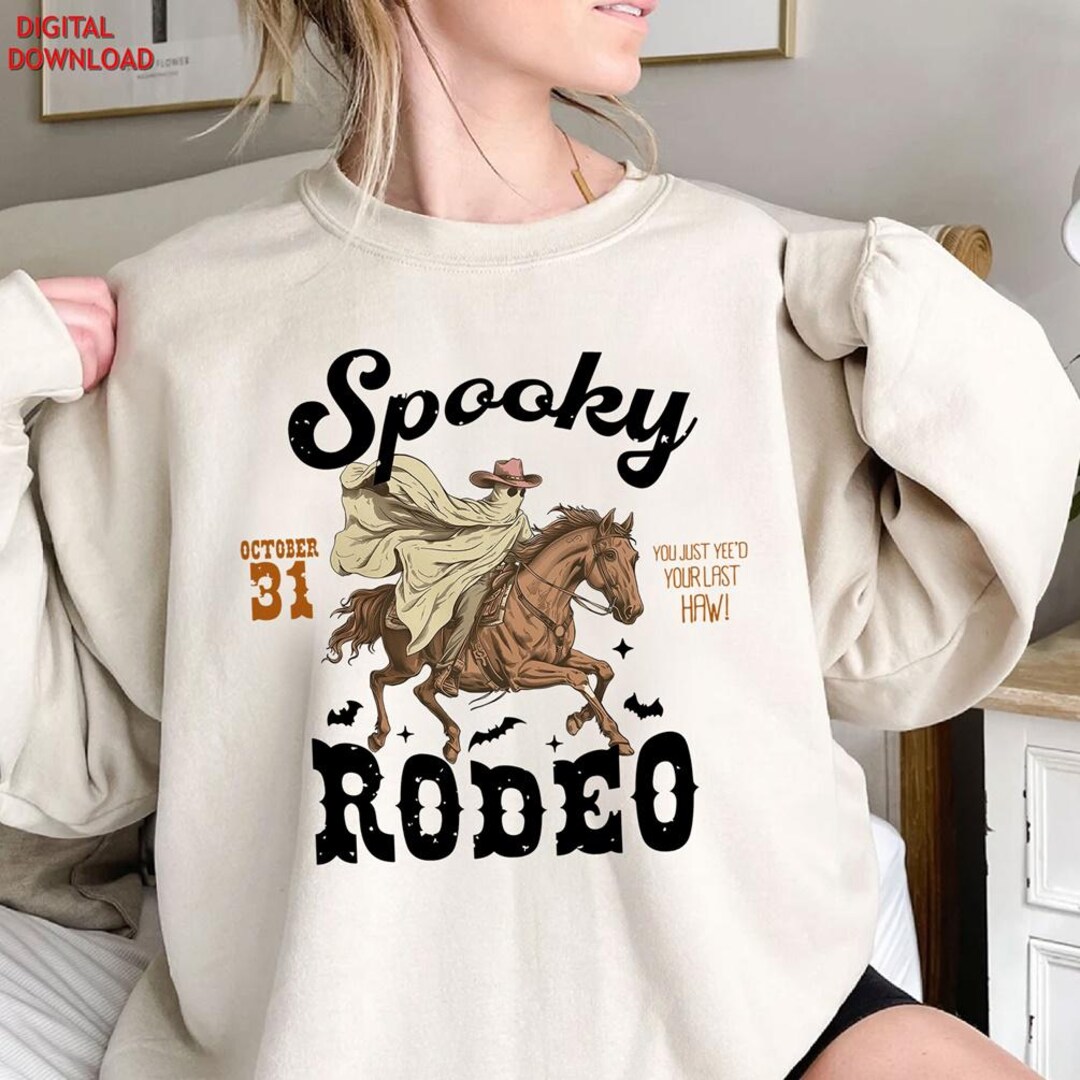 Spooky Rodeo Western Halloween Png, Western Png, Halloween Png, Western ...