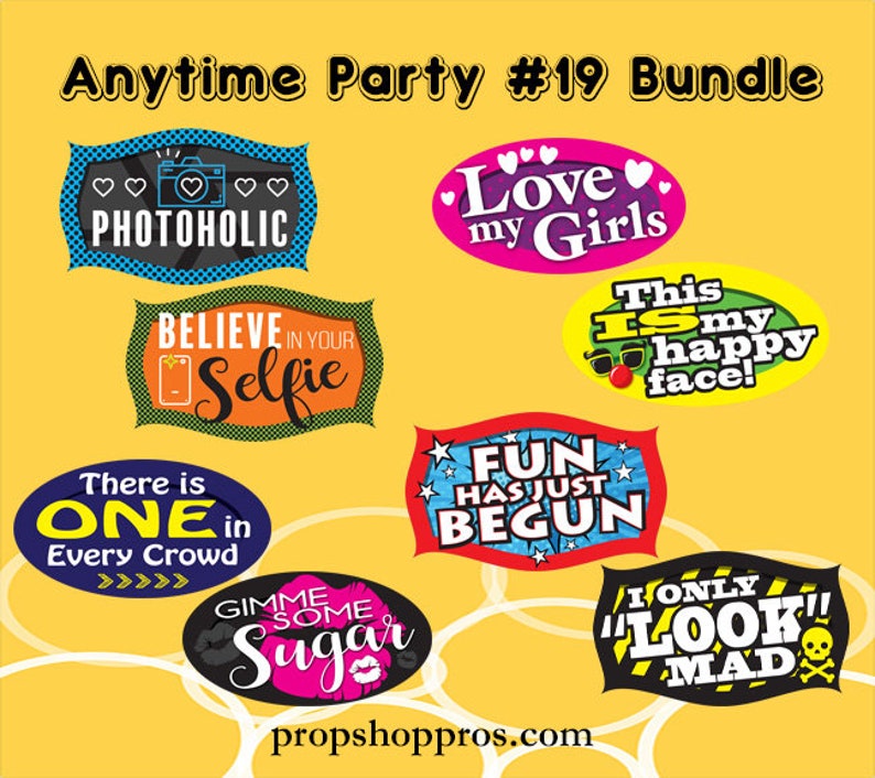 Mitzvah 10 Designs DOUBLE SIDED Mitzvah Prop Signs PVC Photobooth Signs DIY!