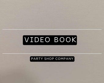FREE SHIPPING Video Book, Any Occasion Book, Coffee Table Video Book, Video Book, Birthday Book, Wedding Book, Valentines Video Book, Book