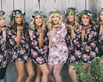 Bridesmaid Robes SALE!, Custom Bridesmaid Gifts, Bridal Robe, Personalized Wedding Robe, Bridal Party Robe, Bride Robe, Getting Ready Robes