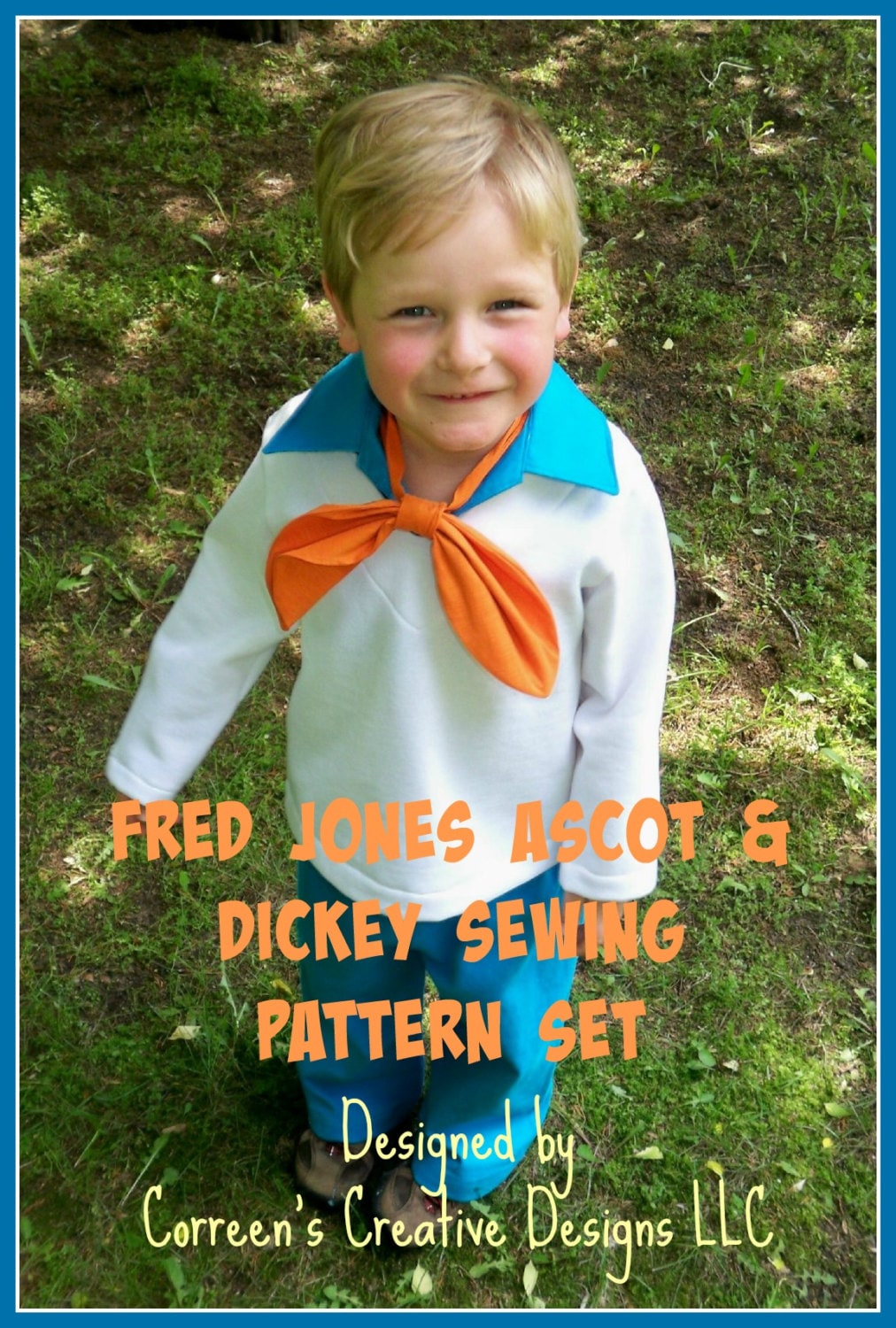 Fred Jones Dickey and Ascot Sewing Pattern Tutorial - DIY Costume