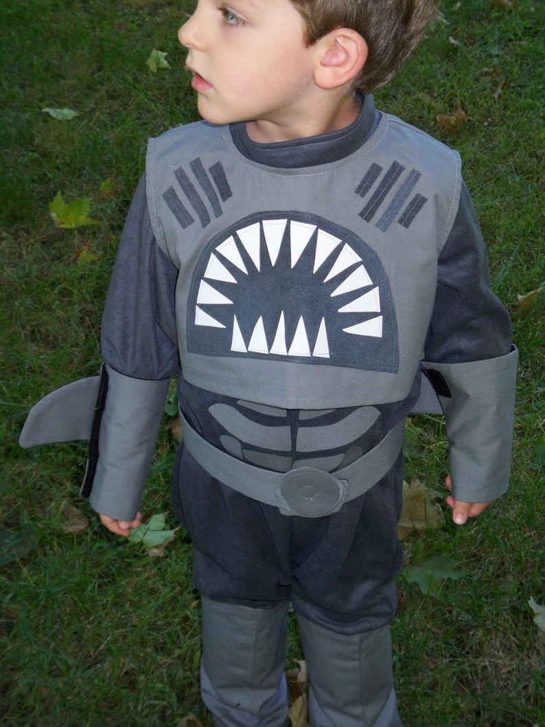 Sharkboy Project Kit Shark Boy Sewing Costume Kit Project Kit Sharkboy Costume Shark Boy Costume Materials DIY Costume Kit