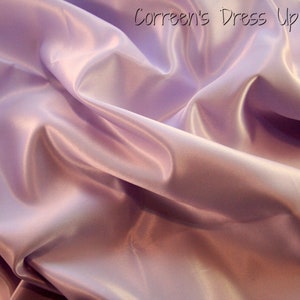 Lavender Lamour Satin Fabric - Matte Satin Fabric - Polyester Satin - Peau de soie - Dressmaking Fabrics - Costume Fabric - DIY
