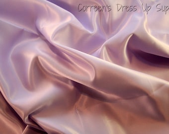 Lavender Lamour Satin Fabric - Matte Satin Fabric - Polyester Satin - Peau de soie - Dressmaking Fabrics - Costume Fabric - DIY