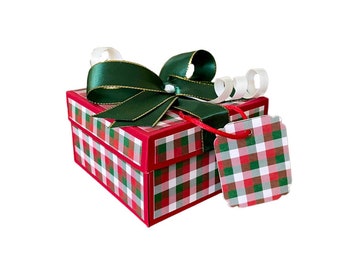 Christmas Gift Box, Jewelry box, Money box, gift card box, trinket box