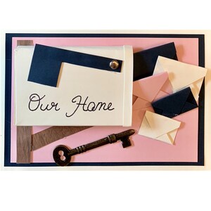 Housewarming Mailbox Card (3D-kaart, aanpasbaar, nieuwe huiskaart, housewarming cadeau, brievenbuskaart, cadeau voor huizenkoper)