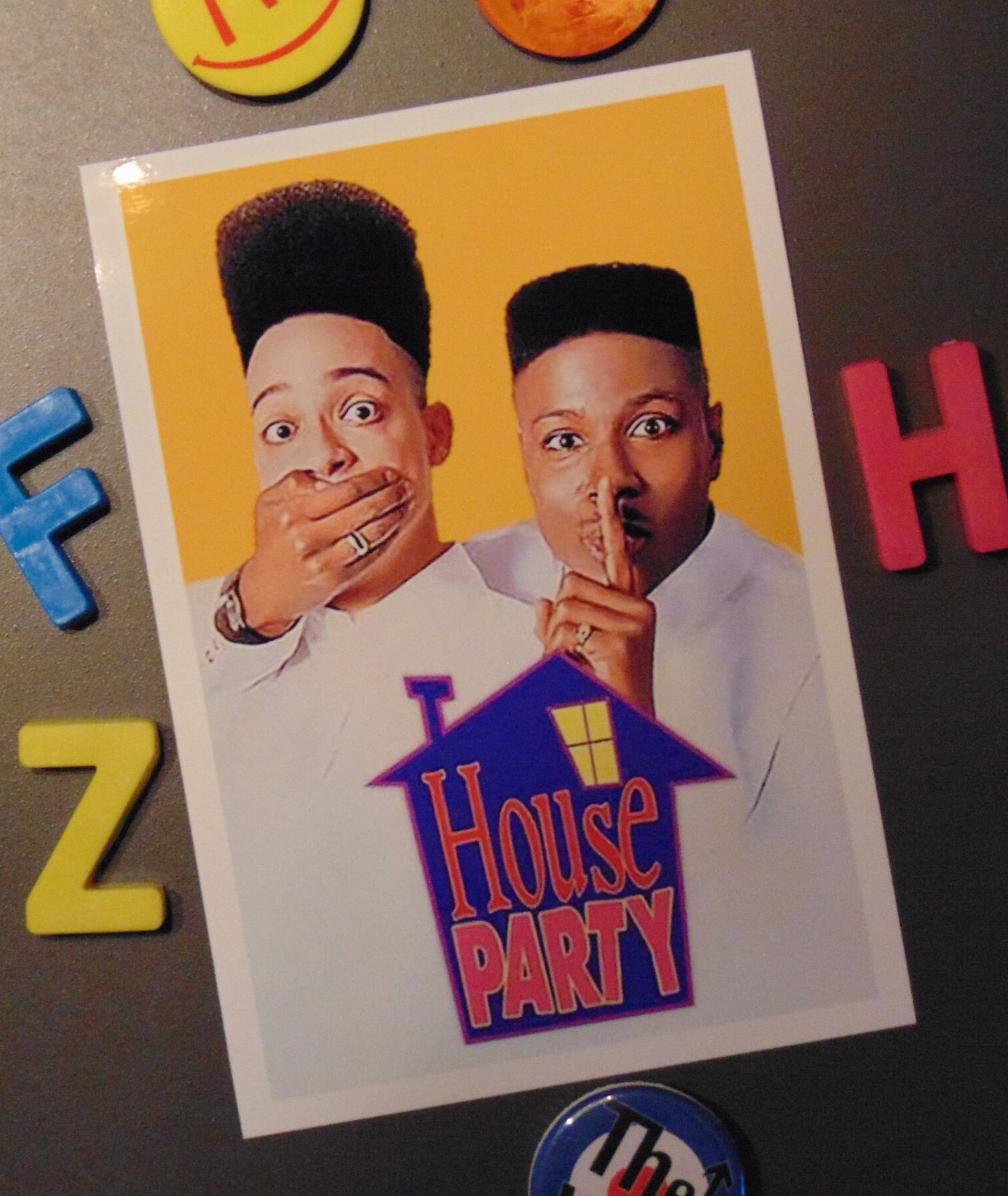 Kid N Play HOUSE PARTY Movie Fridge Gift Hip Hop Dance Rap Music