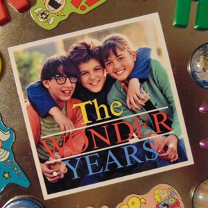 The Wonder Years Fridge Magnet 1990's Classic TV Television Show Winnie Cooper Kevin Arnold