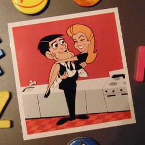 BEWITCHED TV Show Refrigerator Magnet Gift Funny Halloween Witch Decor Samantha