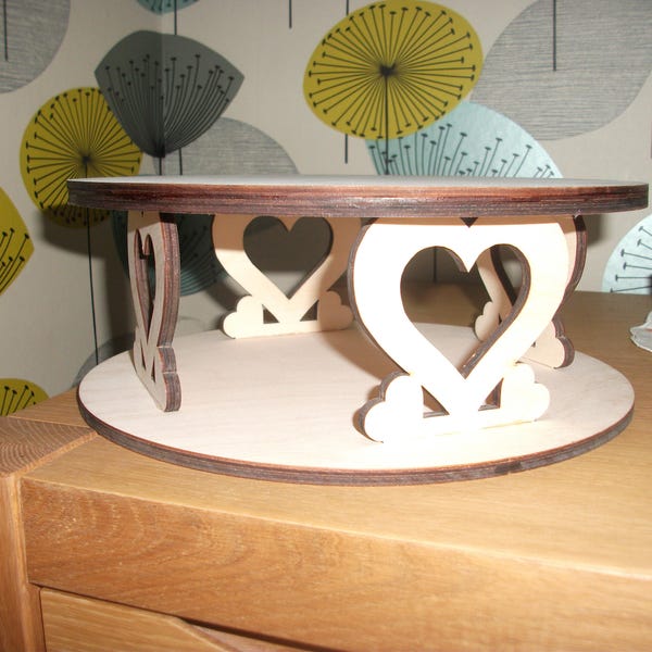Birch Cake Stand Etsy