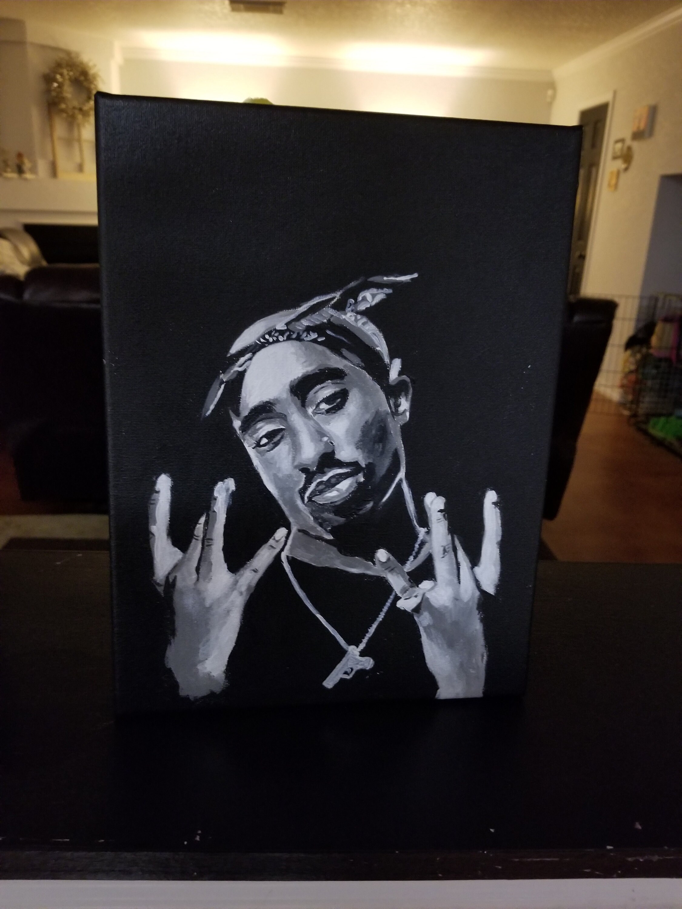 2PAC, Painting, Tupac Shakur, Acrylic Painting, Small Paintings - Etsy