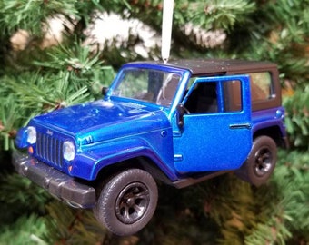 custom jeep ornament etsy jeep christmas ornament