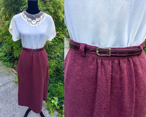 1950s/1960s Swing Style High-Waisted Skirt II Bri… - image 1