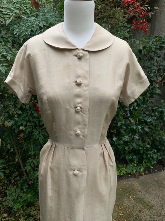 1950s Alexander Lipton Dress || Vintage Shirt Dres