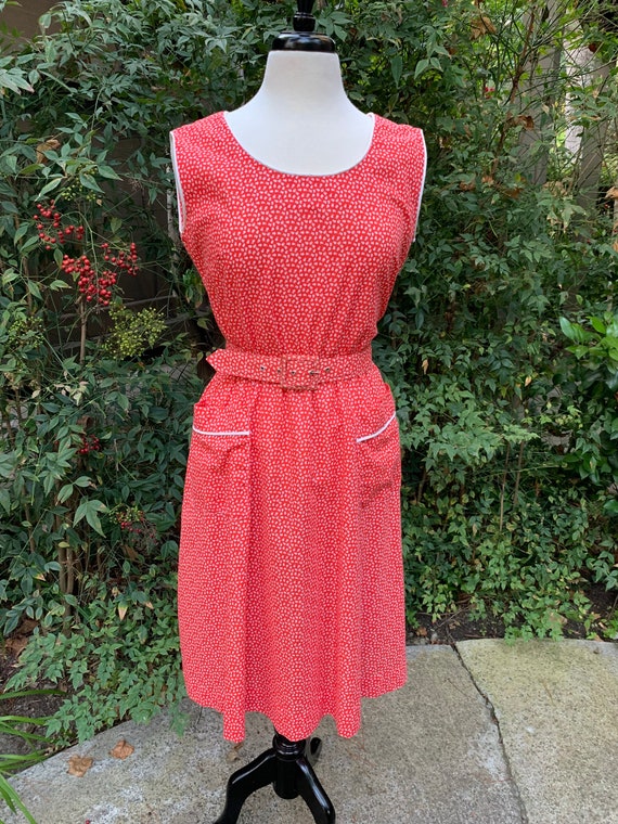 Mid-century Floral Summer Dress || Vintage Sun Dre