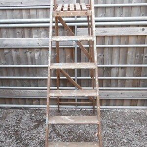 Vintage Step Ladders | Vintage Prop Hire by The Prop Library