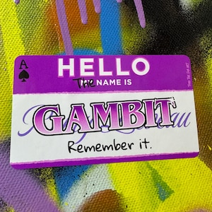 Je m'appelle Gambit - Sticker