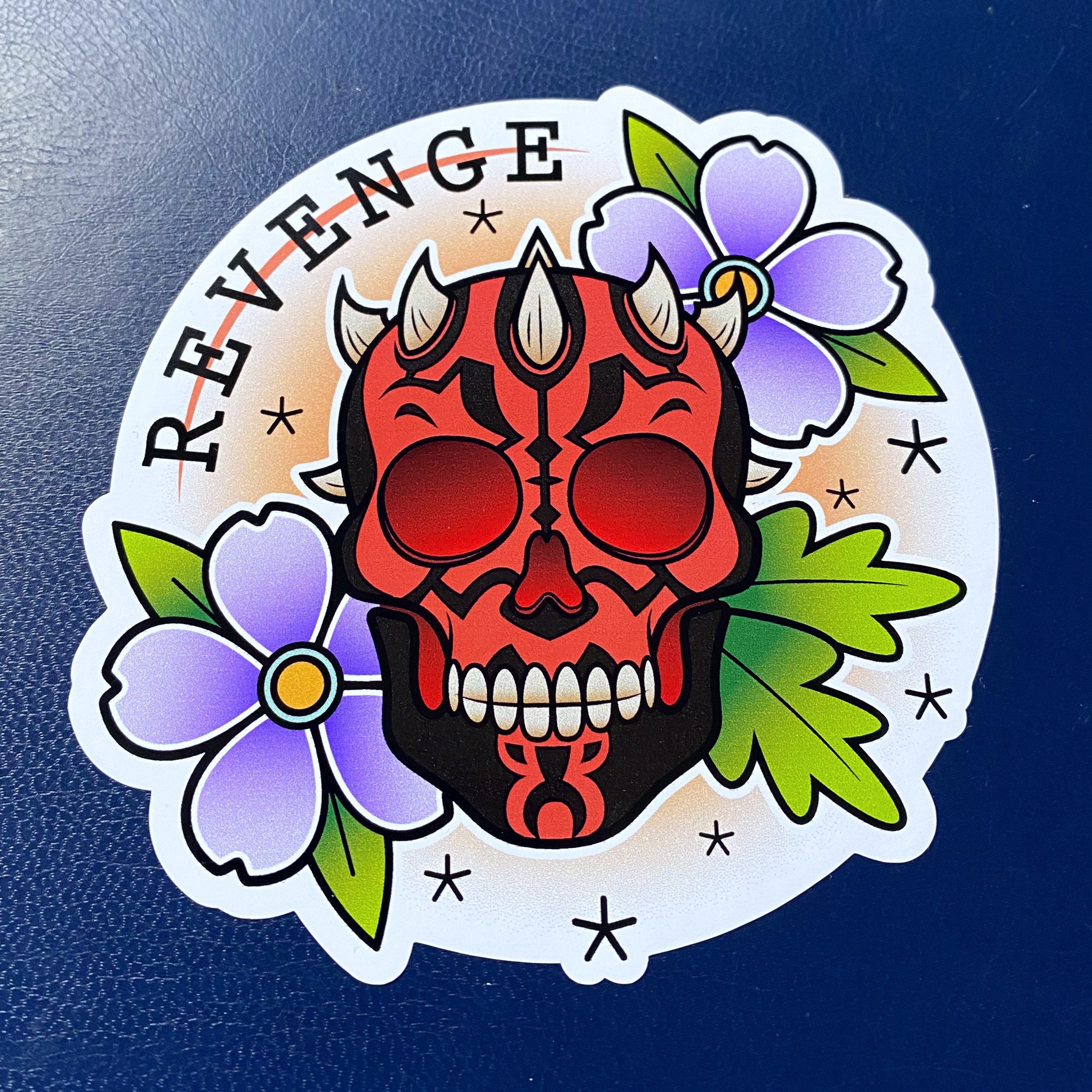 Vinyl Sticker Darth Maul Tattoo - Etsy