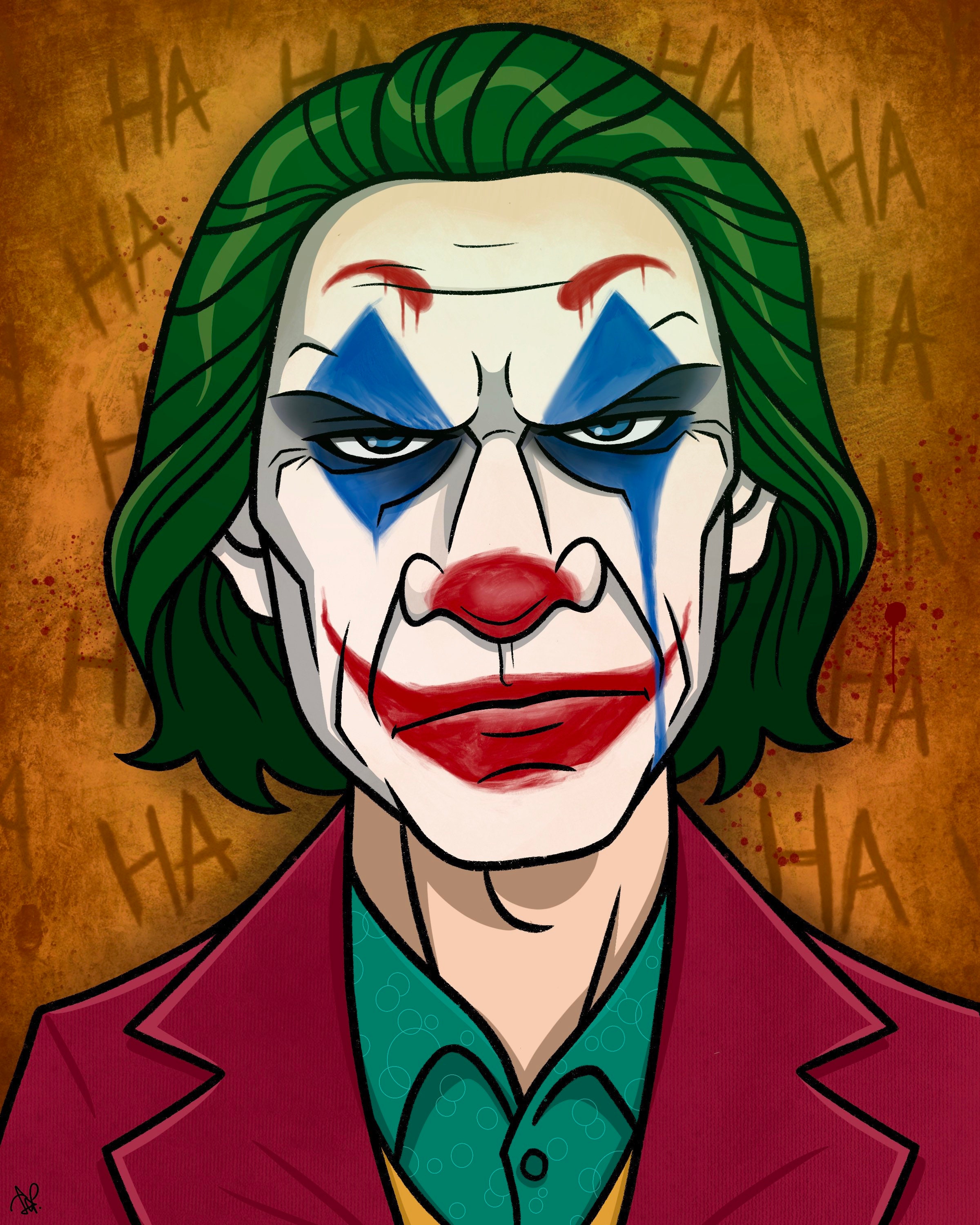 Joker Art Print Etsy