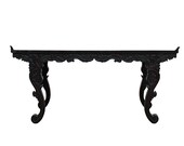 Chinese Brown Huali Rosewood Point Edge Relief Carving Altar Table cs4897E