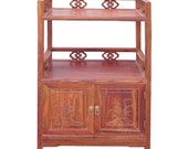 Chinese Huali Rosewood Display Cabinet Side Table cs1202E