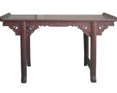 Chinese Ming Style Rosewood Dragon Altar Table Desk jz178E