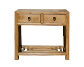 Chinese Plain Light wood Side End Table Stand cs724E