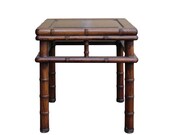 Chinese Brown Huali Rosewood Square Table Stool Chair cs4743E