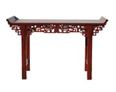Chinese Red Rosewood Ru Yi Altar Table fs432E